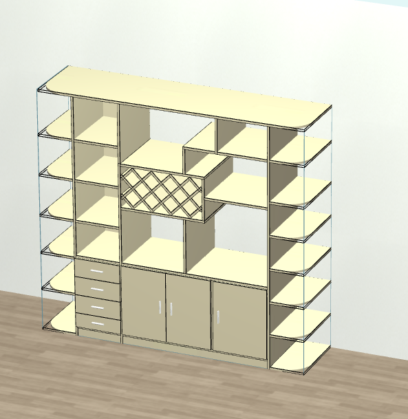 If you can't hire a designer and don't know CAD software, then try this cabinet for fools