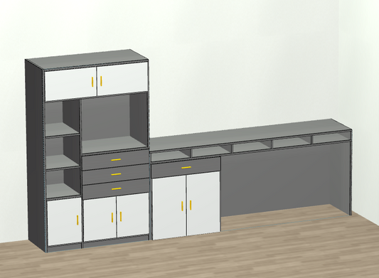 Panel furniture design and order splitting software, mobile phone and tablet design, computer material production, three-end synchronization