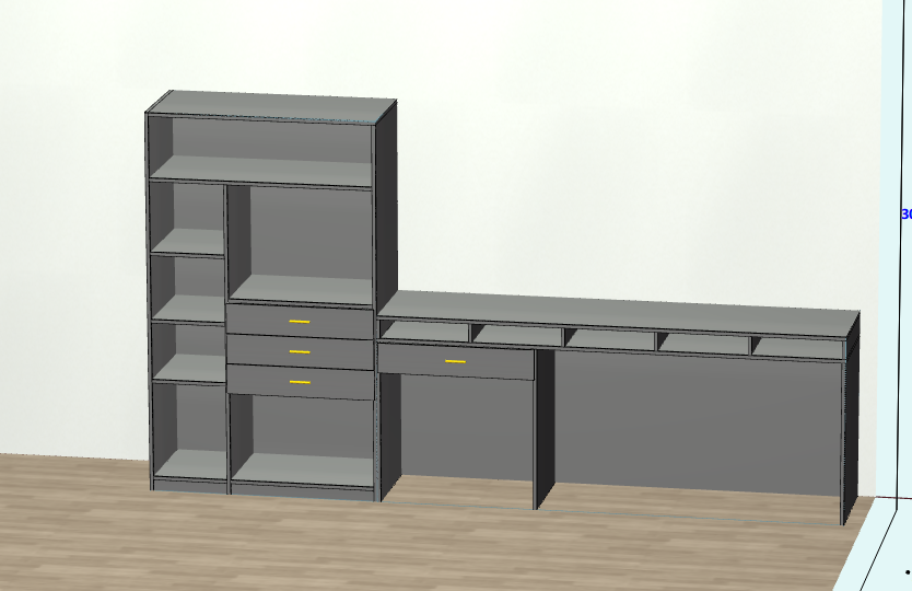 Panel furniture design and order splitting software, mobile phone and tablet design, computer material production, three-end synchronization