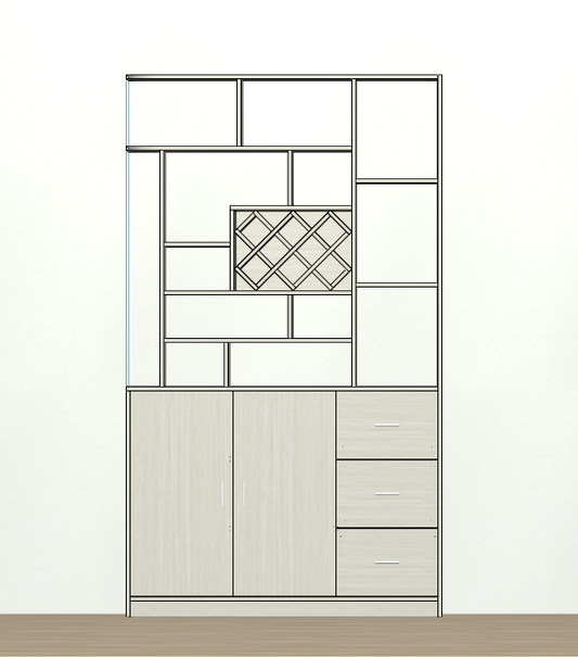 You only need to draw a diagram of the panel furniture design and order splitting software, renderings, order splitting data, and design to production in one