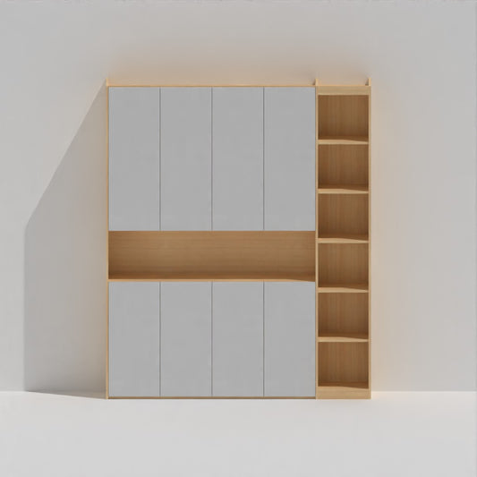 With this cabinet for dummies, you don't need to hire a designer, and you don't need a CAD software foundation