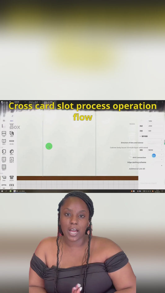 Panel furniture design, order splitting production software, you can draw cabinets with your fingers, one horizontal and one vertical, six sides of the drawing, mobile phone tablet data synchronization