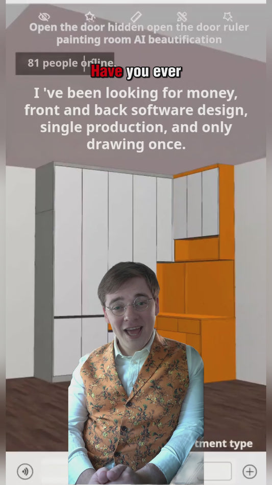 Panel furniture design and order splitting software, mobile phones, tablets, and computers can be drawn online to help the factory grow 3 times