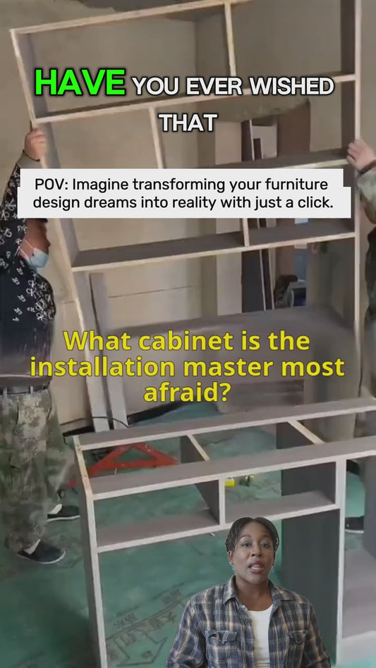 Cabinet software, the front and back ends are connected, you only need to draw a picture once, you can get a one-click quotation, and you can split the order and produce the drawing