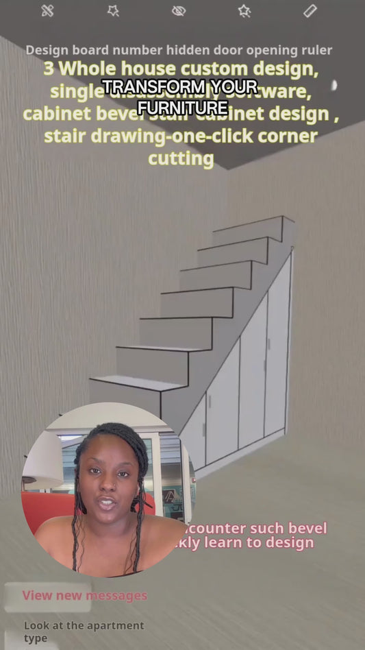 Panel furniture design and order dismantling software, mobile phone, tablet, computer three ends can be drawn online to dismantle the order