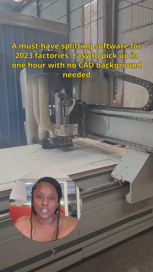Cabinet software, drawing a drawing can be directly produced, typesetting, rendering, automatic CAD quotation, and order splitting