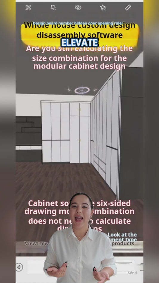 Without CAD-based order splitting software, it can be used online by multiple people at the same time, and the cabinet software is simple and convenient to operate