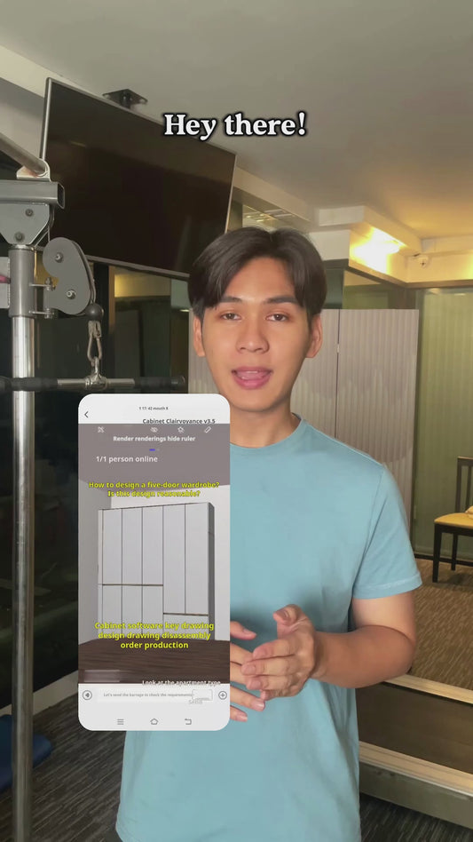Panel furniture design and order splitting software, mobile phone and tablet design, computer material production, three-end synchronization