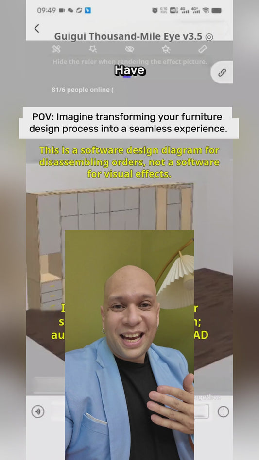 If you can't hire a designer, zero foundation and don't know CAD software, then try this cabinet for fools